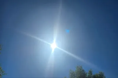 Солнце в небе