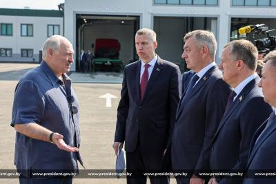Лукашенко в Шклове