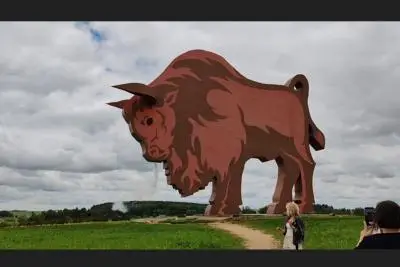 скульптура зубра