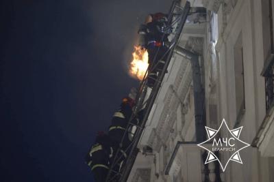 Пожар в Минске