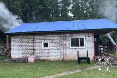 Пожар в лагере