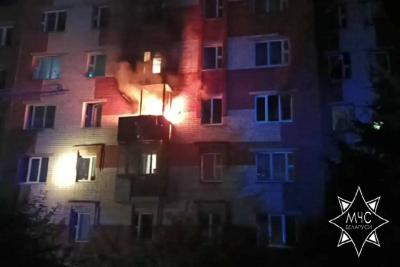 Пожар в Витебске