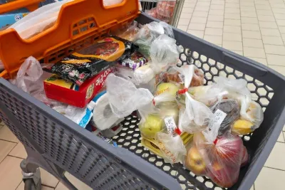 тележка с продуктами