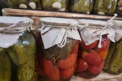закатки с томатами и огурцами
