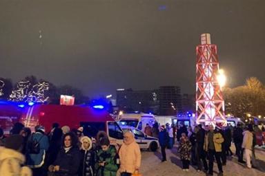В новогоднюю ночь в Москве обрушился мост с людьми