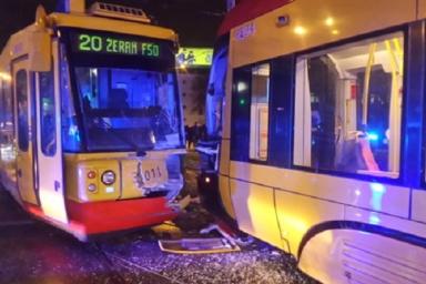 Трамваи столкнулись в Польше, есть пострадавшие
