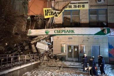 В Новочеркасске обрушилась часть здания