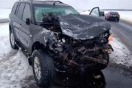 Фура и джип столкнулись в Барановичском районе