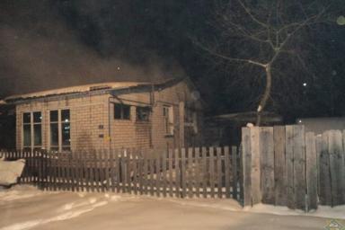В Славгороде при пожаре погиб пенсионер