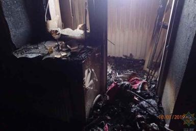 Смерть в Петрикове: при пожаре квартиры погибла женщина
