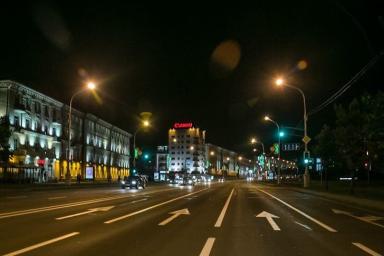 Сеть наружного освещения в Минске реконструируют