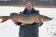 Минчанин поймал щуку весом 8 кг