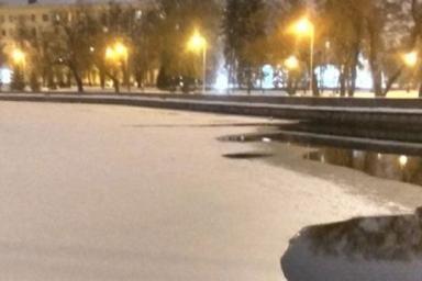 Мужчина провалился под лед на Свислочи в Минске