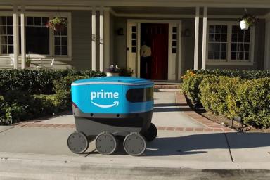 Amazon начала тестировать робота-курьера