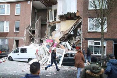 В Гааге обрушилось несколько домов