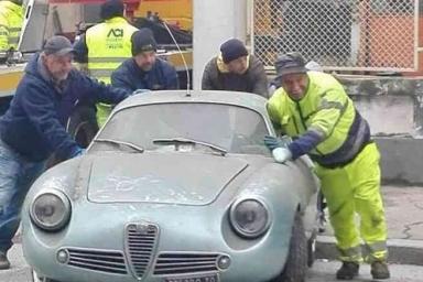 Alfa Romeo продали почти за 600 тысяч евро после 35 лет простоя на парковке