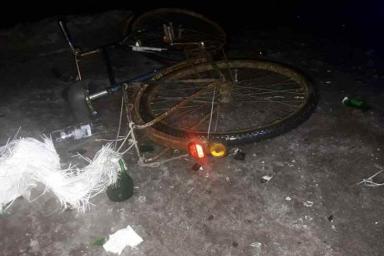 В Полоцком районе велосипедист попал под колеса автомашины