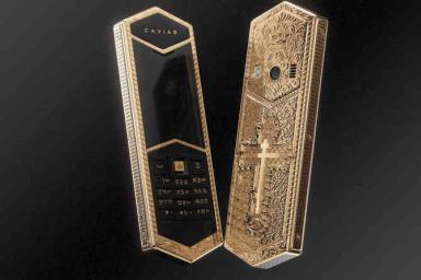 В России создали люксовый православный телефон