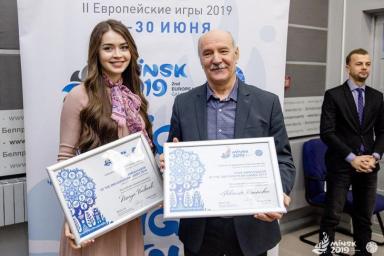 Мисс Беларусь и олимпийский чемпион по фехтованию стали звездными послами II Европейских игр
