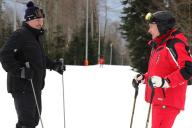 Лукашенко и Путин в Сочи вместе покатались на лыжах