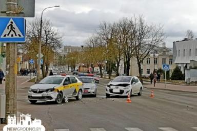 ДТП в Гродно: грузовик закрыл обзор