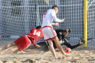 Пляжный футбол. Белорусы дважды одолели ОАЭ