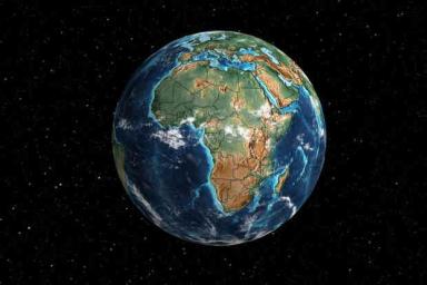 Интерактивная карта показала, какой была Земля миллионы лет назад