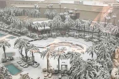 Снег в Лас-Вегасе выпал впервые за десятилетие