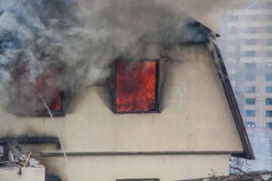 В Витебске при пожаре в доме погиб мужчина
