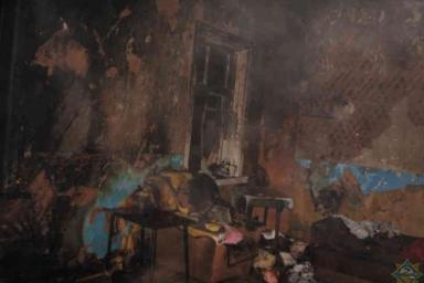 На пожаре в Осиповичах погибла женщина, её личность устанавливается