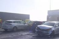 ДТП в Польше: столкнулись десятки авто, есть пострадавшие