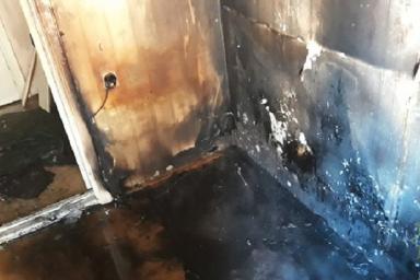 Мужчина обгорел на пожаре в квартире в Малоритском районе