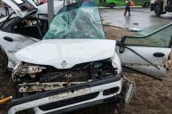 Смертельное ДТП в Светлогорске: Renault впечатался в рекламный щит