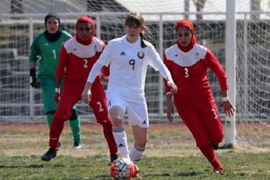 Футбол. Женщины. Сборная Беларуси сыграла с Ираном 