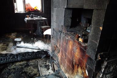 Пожар в Калинковичах погубил мужчину 