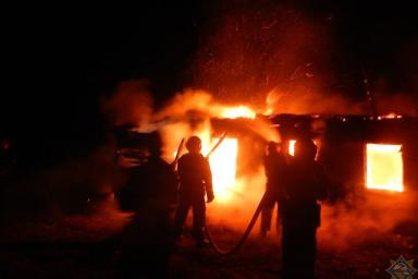 Речицкий район. При пожаре жилого дома погиб мужчина