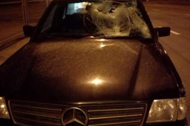 В Минске «Мерседес» сбил пешехода-нарушителя