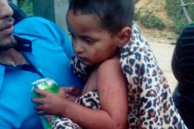 Двухгодовалый ребенок прожил пять дней в горах без еды и воды