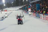 Норвегия выиграла мужскую эстафету на ЧМ по биатлону, Беларусь – 10-я