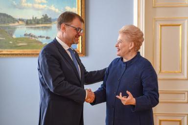 Грибаускайте поблагодарила Финляндию за «значимую» поддержку по БелАЭС