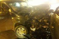 Таксист в Минске спровоцировал аварию с участием BMW