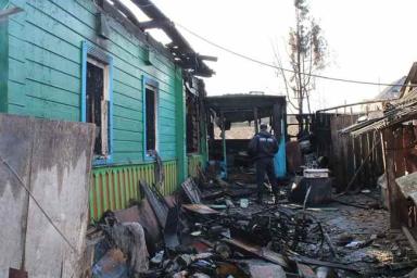 В Климовичском районе в собственном доме сгорели пожилые супруги