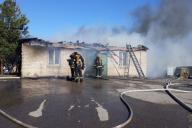 На асфальтобетонном заводе под Минском произошел пожар