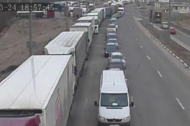 Очереди на границе 24 марта: более 1,5 тыс. грузовиков ожидают выезда