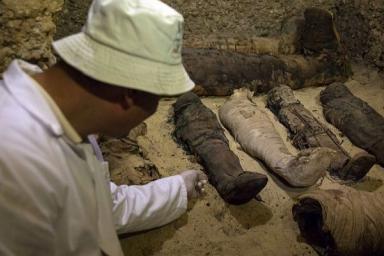 В Египте нашли гробницу с 40 мумиями