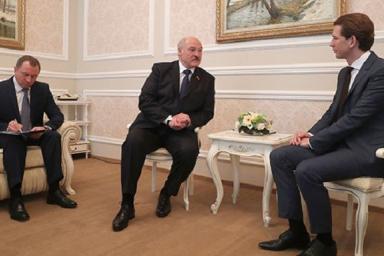 Федеральный канцлер Австрии прибыл с визитом в Беларусь