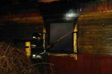 На пожаре в Поставском районе погиб инвалид второй группы