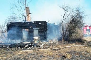  В Шумилинском районе при выжигании травы сгорели два дома и сарай
