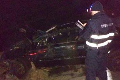 В Полоцком районе после опрокидывания авто погибли водитель и пассажирка
