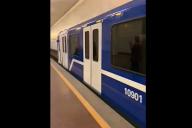 Появилось видео из минского метро с новым поездом